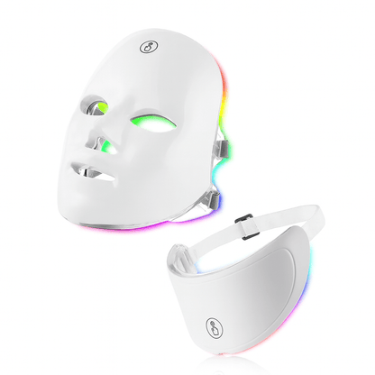 7-Color LED Facial &amp;amp; Neck Therapy Mask